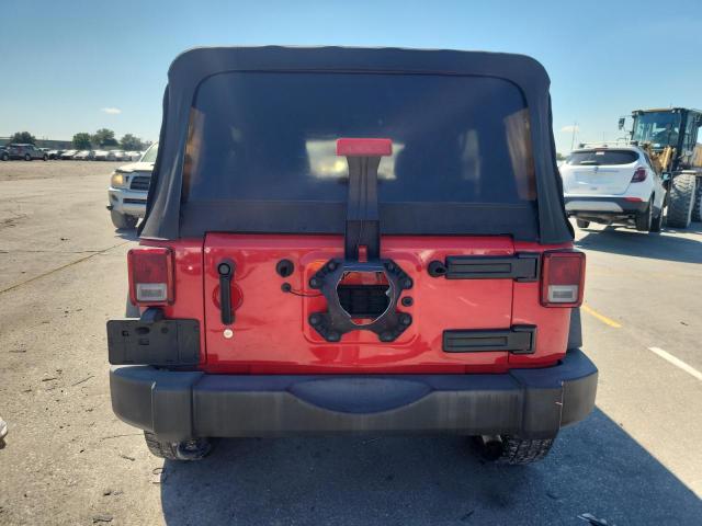 1C4BJWDGXHL589505 - 2017 JEEP WRANGLER U SPORT أحمر صورة 6