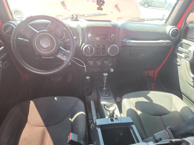 1C4BJWDGXHL589505 - 2017 JEEP WRANGLER U SPORT أحمر صورة 8