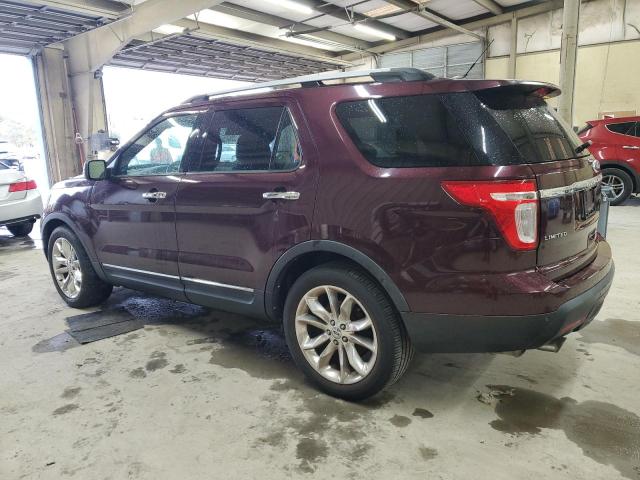 1FMHK7F86BGA46277 - 2011 FORD EXPLORER LIMITED MAROON photo 2