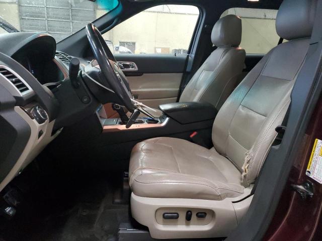 1FMHK7F86BGA46277 - 2011 FORD EXPLORER LIMITED MAROON photo 7