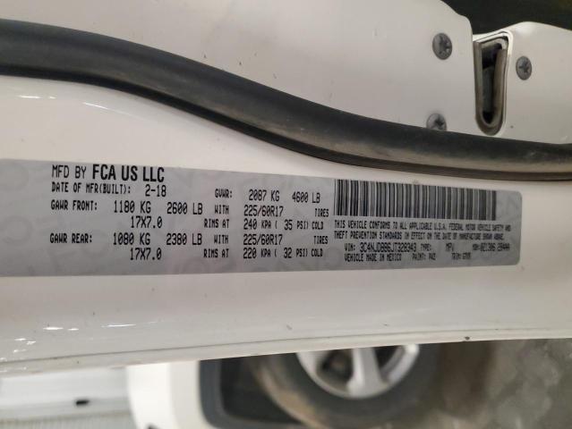 3C4NJDBB6JT328343 - 2018 JEEP COMPASS LATITUDE Weiß Foto 13