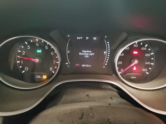 3C4NJDBB6JT328343 - 2018 JEEP COMPASS LATITUDE Weiß Foto 9