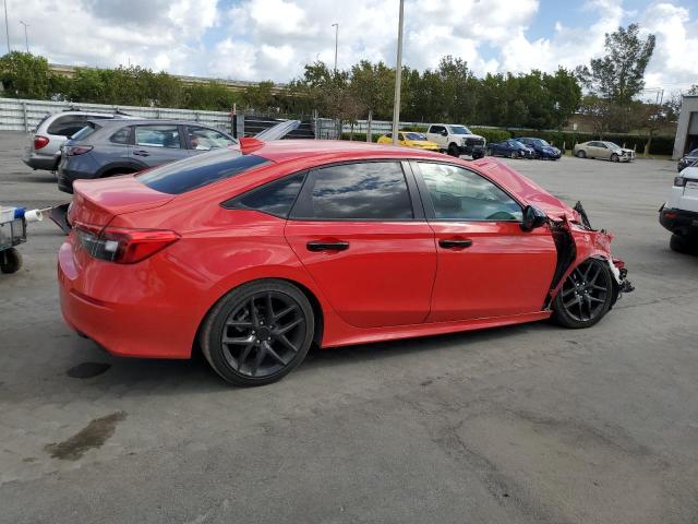 2HGFE2F5XNH571445 - 2022 HONDA CIVIC SPORT RED photo 3