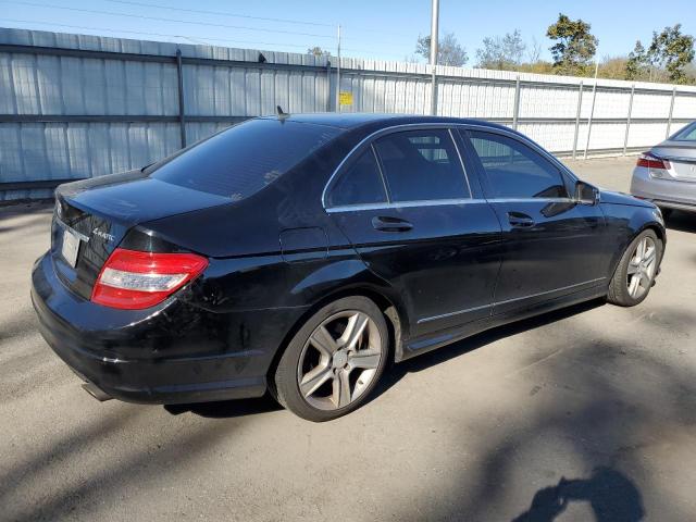 WDDGF8BB8AR100036 - 2010 MERCEDES-BENZ C 300 4MATIC BLACK photo 3