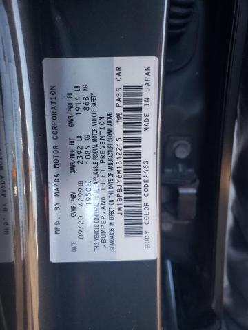 JM1BPBJY6M1312215 - 2021 MAZDA 3 BLACK photo 12