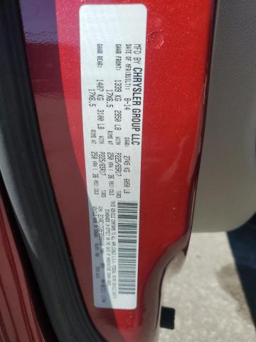 2C4RC1CG9FR506440 - 2015 CHRYSLER TOWN & COU TOURING L RED photo 13