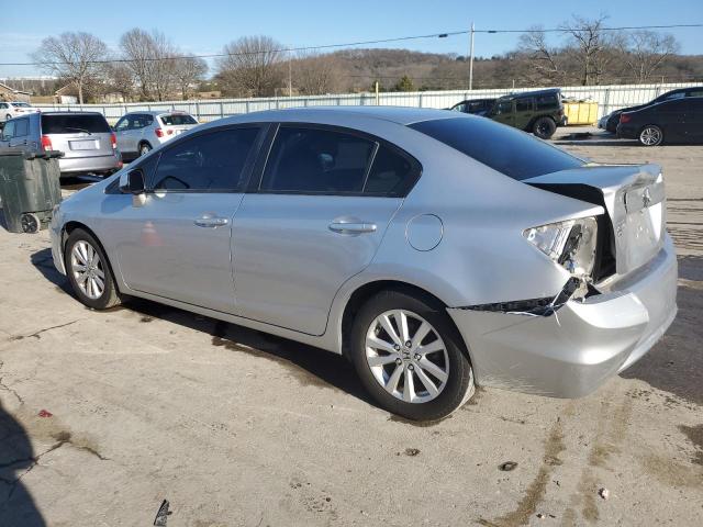 19XFB2F90CE086685 - 2012 HONDA CIVIC EXL ვერცხლისფერი ფოტო 2