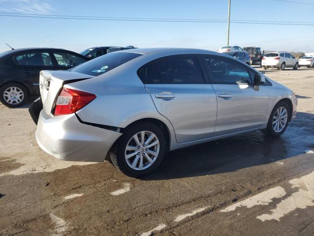 19XFB2F90CE086685 - 2012 HONDA CIVIC EXL ვერცხლისფერი ფოტო 3