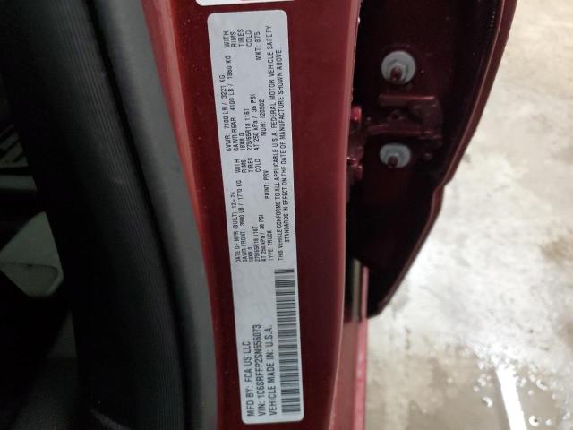 1C6SRFFP2SN656073 - 2025 RAM 1500 BIG HORN/LONE STAR MAROON photo 13