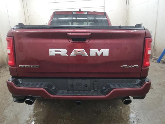 1C6SRFFP2SN656073 - 2025 RAM 1500 BIG HORN/LONE STAR MAROON photo 6