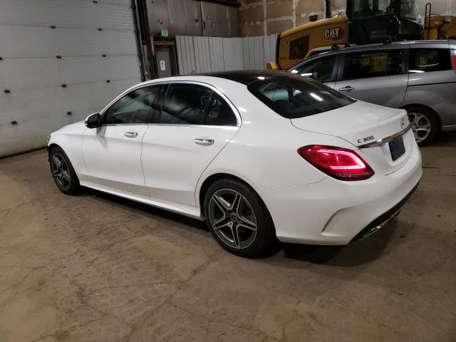 55SWF8EB6LU330229 - 2020 MERCEDES-BENZ C 300 4MATIC WHITE photo 2