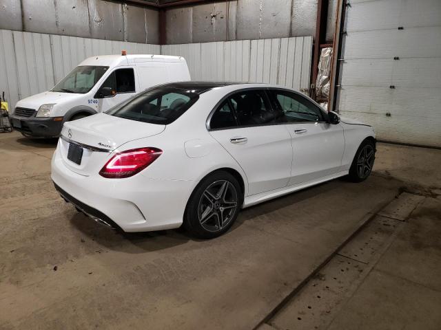 55SWF8EB6LU330229 - 2020 MERCEDES-BENZ C 300 4MATIC WHITE photo 3
