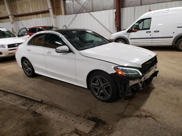55SWF8EB6LU330229 - 2020 MERCEDES-BENZ C 300 4MATIC WHITE photo 4