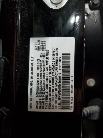 5FNYF8H57MB019510 - 2021 HONDA PASSPORT EXL Schwarz Foto 14