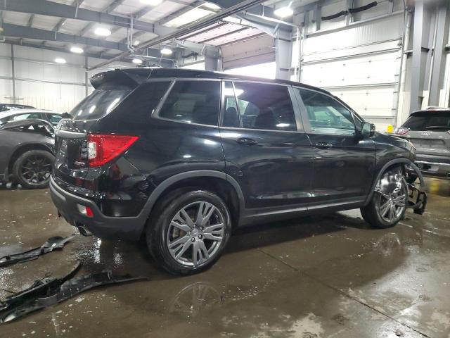 5FNYF8H57MB019510 - 2021 HONDA PASSPORT EXL Schwarz Foto 3