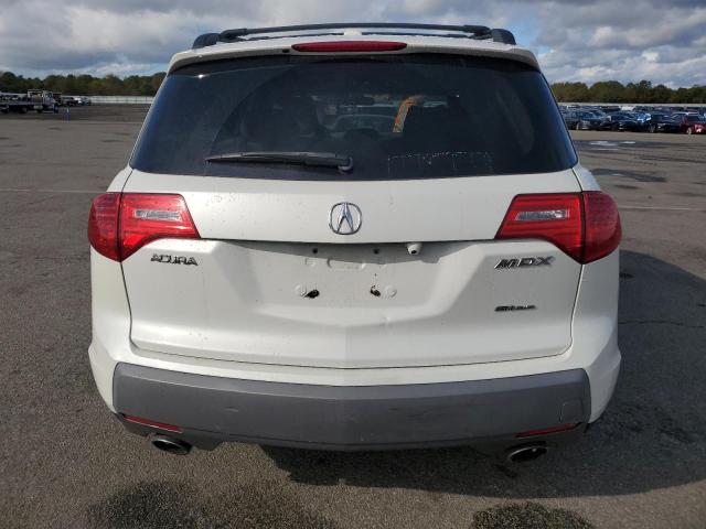 2HNYD28347H516380 - 2007 ACURA MDX TECHNOLOGY WHITE photo 6