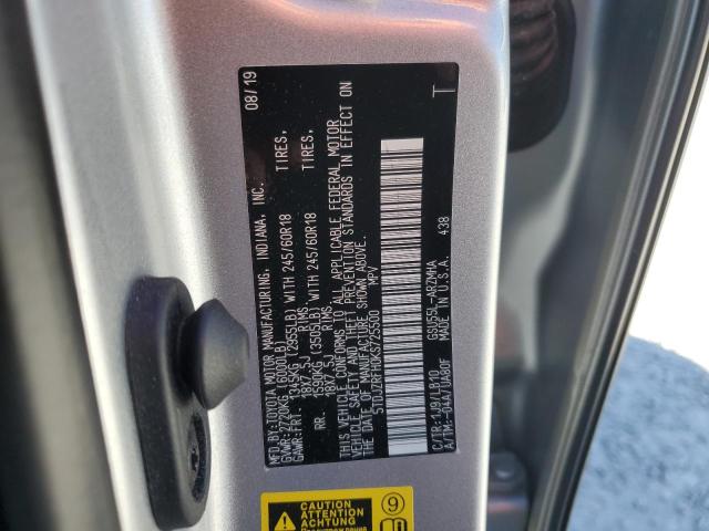 5TDJZRFH0KS725500 - 2019 TOYOTA HIGHLANDER SE 银色 照片 13