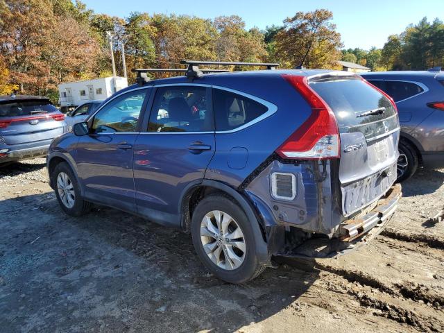 2HKRM4H5XDH604764 - 2013 HONDA CR-V EX BLUE photo 2