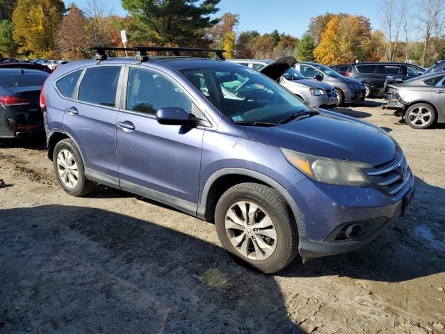 2HKRM4H5XDH604764 - 2013 HONDA CR-V EX BLUE photo 4