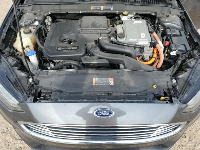 3FA6P0LU5KR131194 - 2019 FORD FUSION SE GRAY photo 11