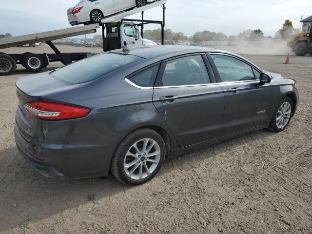 3FA6P0LU5KR131194 - 2019 FORD FUSION SE GRAY photo 3