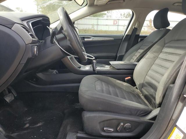 3FA6P0LU5KR131194 - 2019 FORD FUSION SE GRAY photo 7