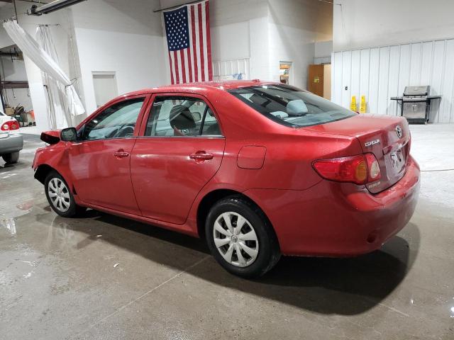 2T1BU4EE4AC278433 - 2010 TOYOTA COROLLA BASE RED photo 2