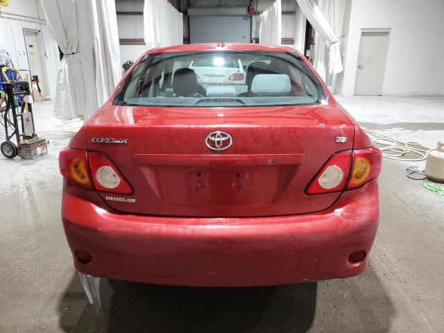 2T1BU4EE4AC278433 - 2010 TOYOTA COROLLA BASE RED photo 6