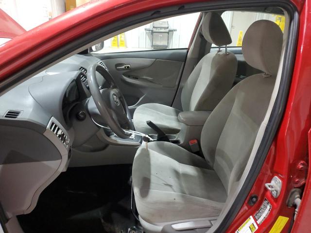 2T1BU4EE4AC278433 - 2010 TOYOTA COROLLA BASE RED photo 7
