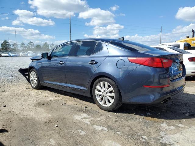 5XXGN4A70FG368026 - 2015 KIA OPTIMA EX BLUE photo 2