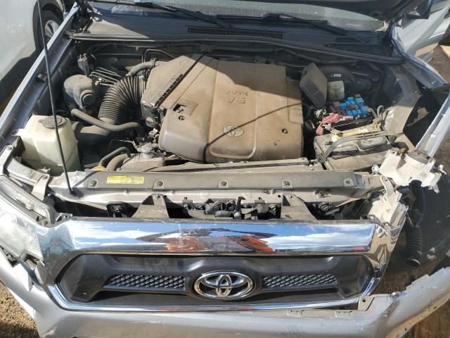 5TFJU4GN0FX082958 - 2015 TOYOTA TACOMA DOUBLE CAB PRERUNNER SILVER photo 11