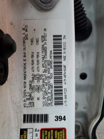 3TMCZ5AN6MM418057 - 2021 TOYOTA TACOMA DOUBLE CAB WHITE photo 13