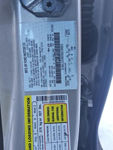 3LN6L5E98HR659005 - 2017 LINCOLN MKZ RESERVE ოქროსფერი ფოტო 12