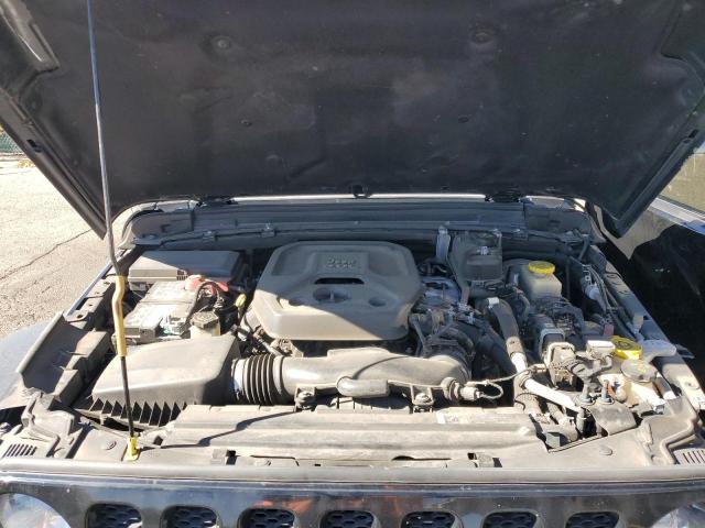 1C4HJXDN6KW636307 - 2019 JEEP WRANGLER U SPORT Czarny zdjęcie 12