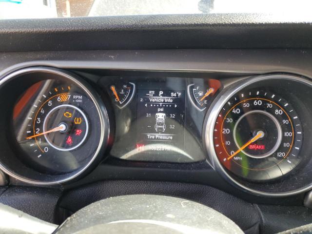 1C4HJXDN6KW636307 - 2019 JEEP WRANGLER U SPORT Czarny zdjęcie 9