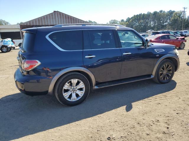 JN8AY2NF4H9300948 - 2017 NISSAN ARMADA PLATINUM BLUE photo 3
