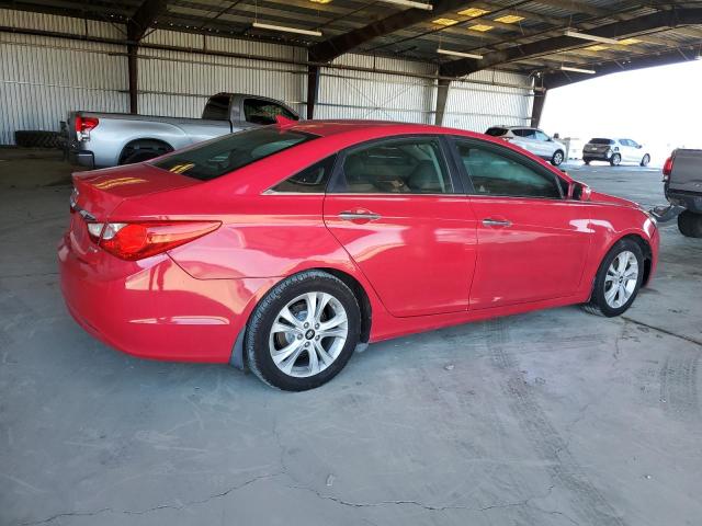 5NPEC4AC7BH175042 - 2011 HYUNDAI SONATA SE RED photo 3