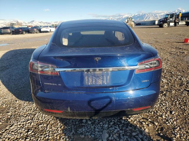 5YJSA1E25JF265425 - 2018 TESLA MODEL S BLUE photo 6