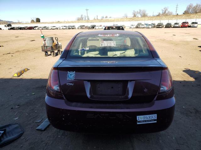 1G8AK52F73Z198308 - 2003 SATURN ION LEVEL 3 PURPLE photo 6