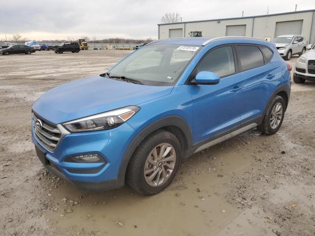 KM8J33A47JU689829 - 2018 HYUNDAI TUCSON SEL BLUE photo 1