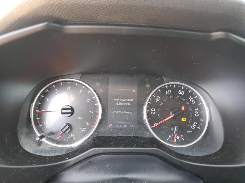 2T3W1RFV9KC009889 - 2019 TOYOTA RAV4 XLE Mavi fotoğraf 9