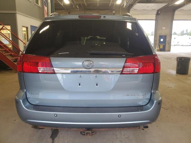 5TDZA22C85S264451 - 2005 TOYOTA SIENNA XLE BLUE photo 6