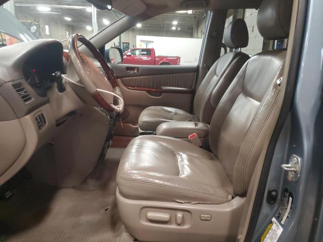 5TDZA22C85S264451 - 2005 TOYOTA SIENNA XLE BLUE photo 7