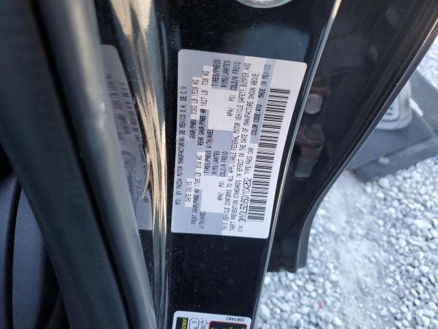 3MYDLBZV5GY104262 - 2016 TOYOTA SCION IA BLACK photo 12