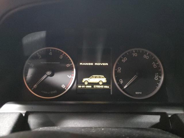 SALSP2E41CA726663 - 2012 LAND ROVER RANGE ROVE AUTOBIOGRAPHY BLACK photo 9