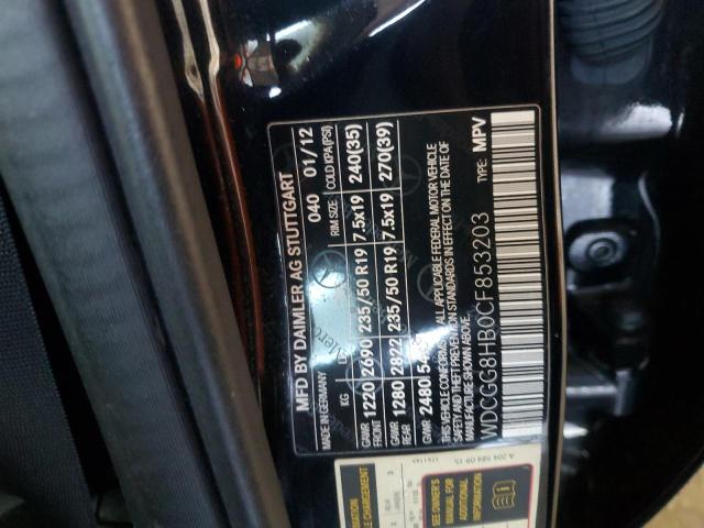 WDCGG8HB0CF853203 - 2012 MERCEDES-BENZ GLK 350 4MATIC BLACK photo 13