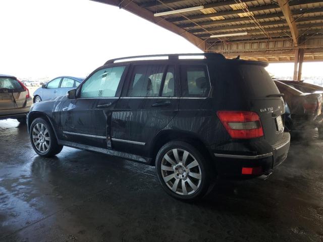 WDCGG8HB0CF853203 - 2012 MERCEDES-BENZ GLK 350 4MATIC BLACK photo 2