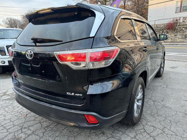 5TDJKRFHXFS115663 - 2015 TOYOTA HIGHLANDER XLE GRAY photo 4