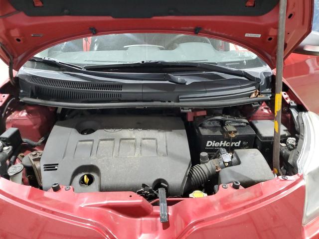 JTKKUPB48D1036582 - 2013 TOYOTA SCION XD RED photo 11