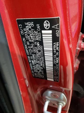 JTKKUPB48D1036582 - 2013 TOYOTA SCION XD RED photo 12